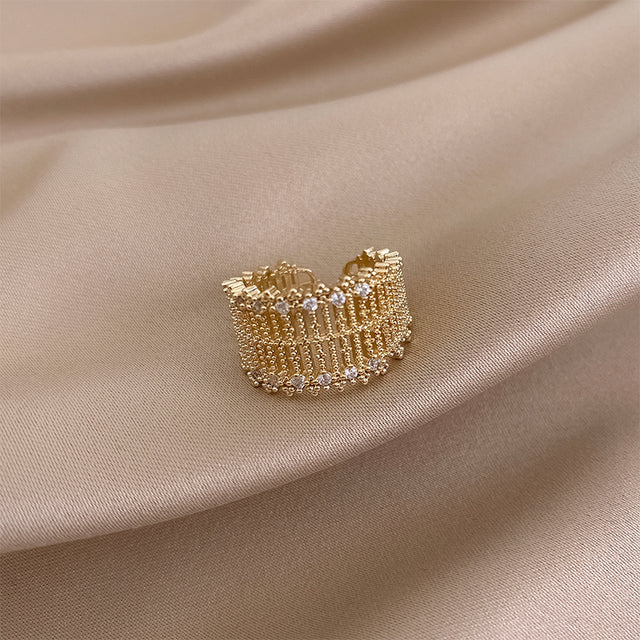 Lyxig Ring med Zirconia