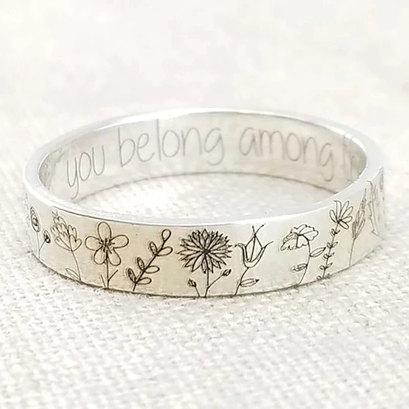 Vintage Silver Blomma Ring