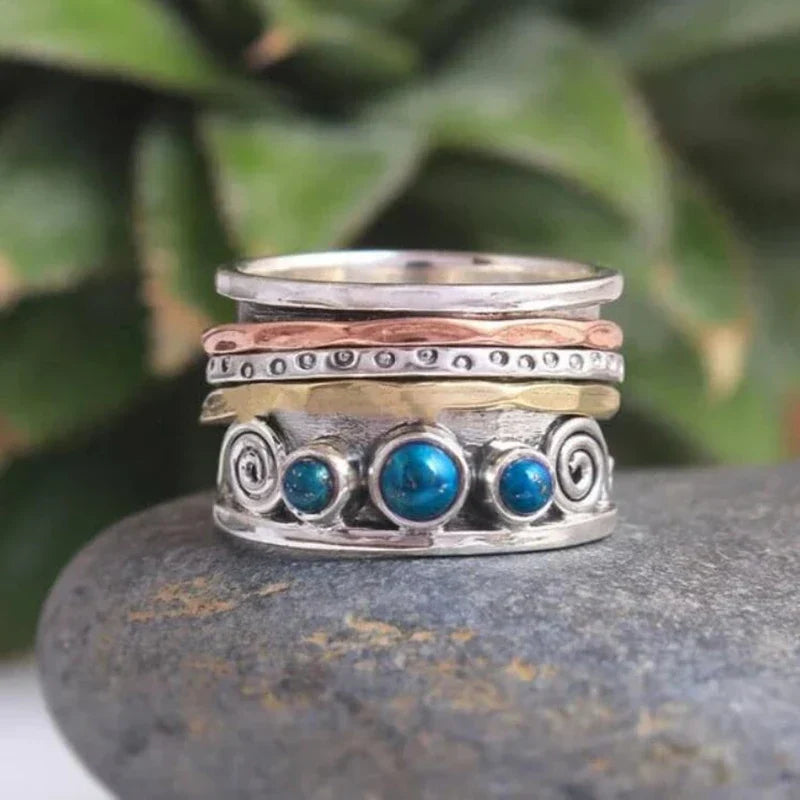 Vintage ring med opal