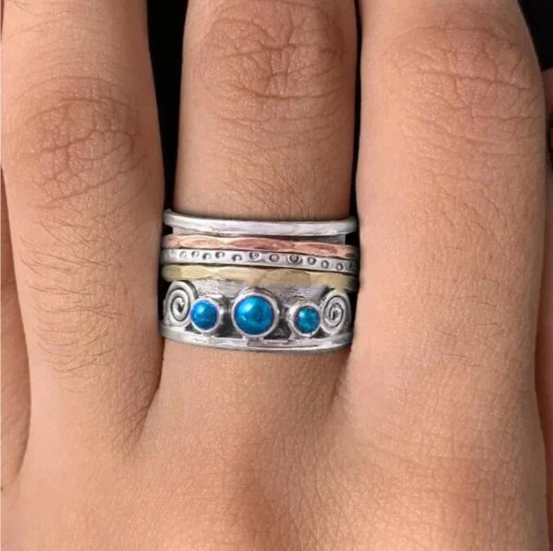 Vintage ring med opal