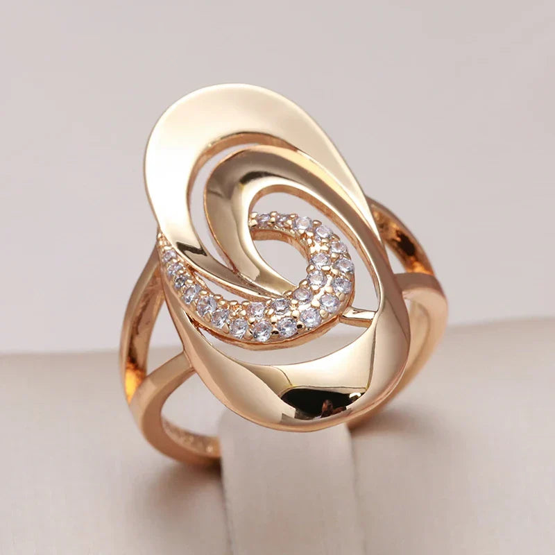 Elegant spiralring