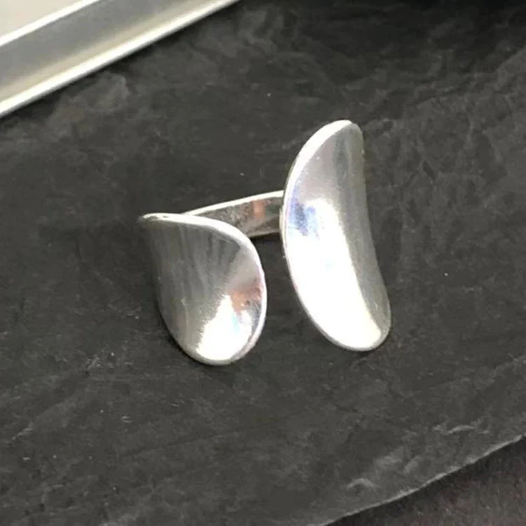 Vintage justerbar ring i silver