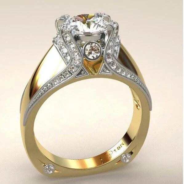 Vintage ljus guldring
